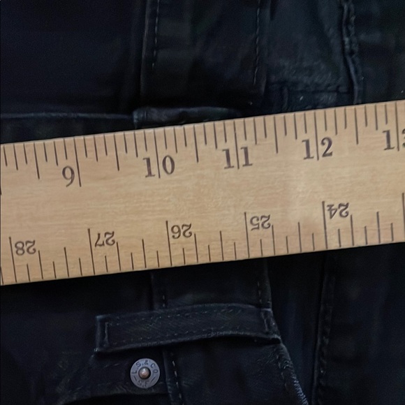 Levi's Black Jeans Men’s Tag size 36 x 34 5 Pocket Black Label - Picture 8 of 13